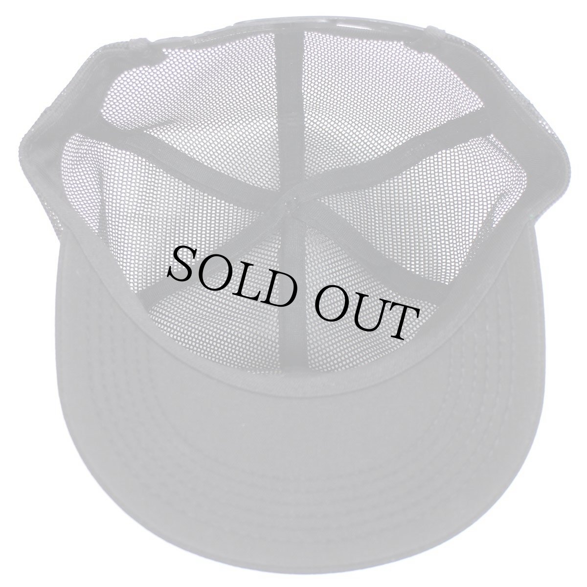 画像7: デッドストック★80s NUTRO OIL FIELD CHEMICALS パッチ付き オールメッシュキャップ 黒 (7)