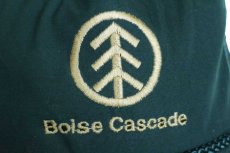 画像5: デッドストック★90s Boise Cascade ロゴ刺繍 キャップ 緑 (5)