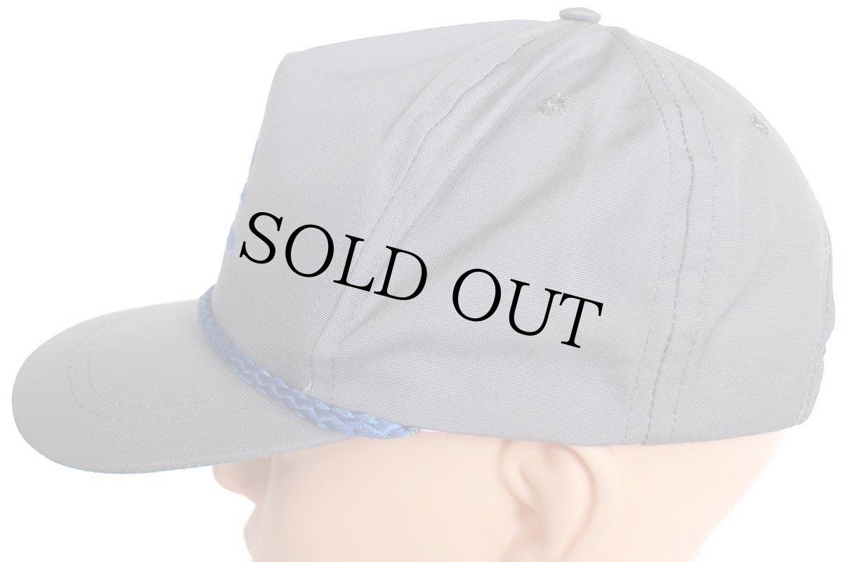 画像2: デッドストック★80s USA製 CARMUN INTERNATIONAL 刺繍 キャップ グレー (2)