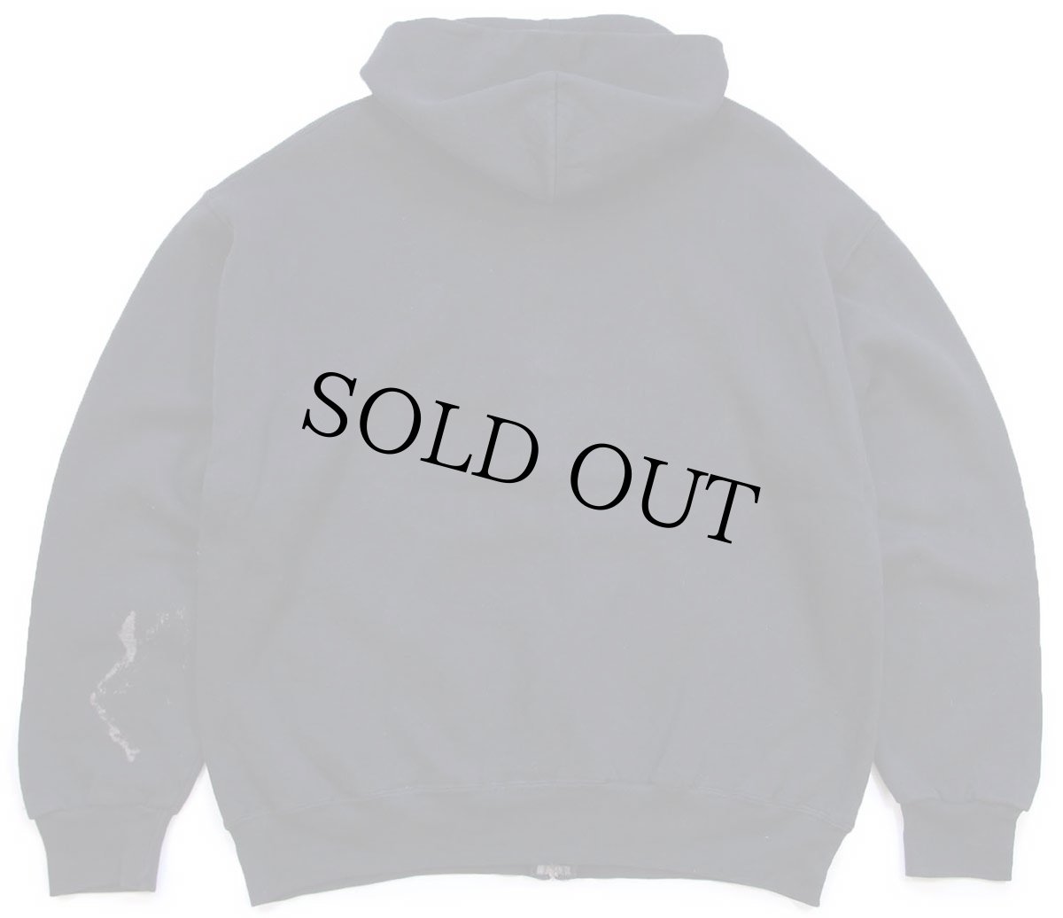 画像2: 90s メキシコ製 RUSSELLラッセル 無地 スウェット ジップパーカー 黒 L★フーディー ブランク (2)