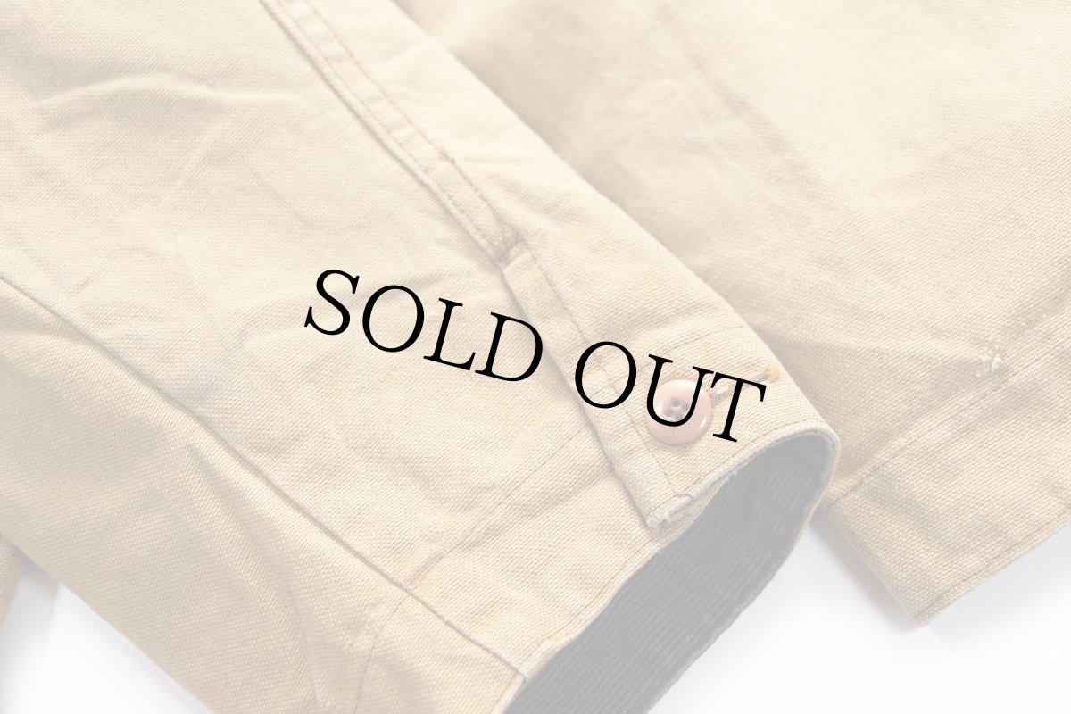 画像9: 90s USA製 L.L.Bean PRIMALOFTプリマロフト ライナー付き ダック地 フィールドコート 茶 M★ジャケット (9)