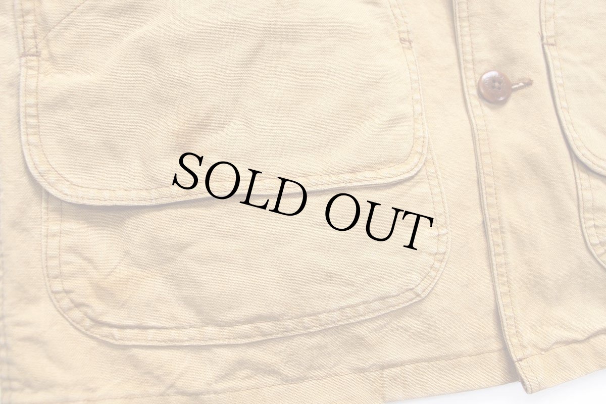 画像8: 90s USA製 L.L.Bean PRIMALOFTプリマロフト ライナー付き ダック地 フィールドコート 茶 M★ジャケット (8)