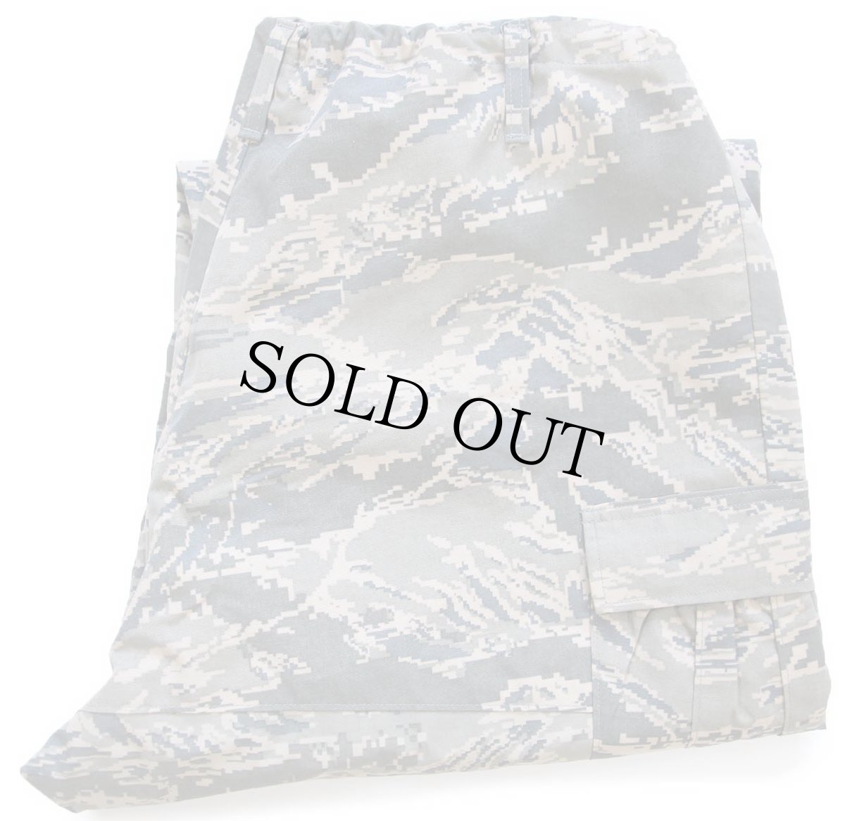 画像1: デッドストック★00s 米軍 USAF APECS ABU デジタル タイガーカモ GORE-TEXゴアテックス ナイロン カーゴ オーバーパンツ XL-R★02 (1)