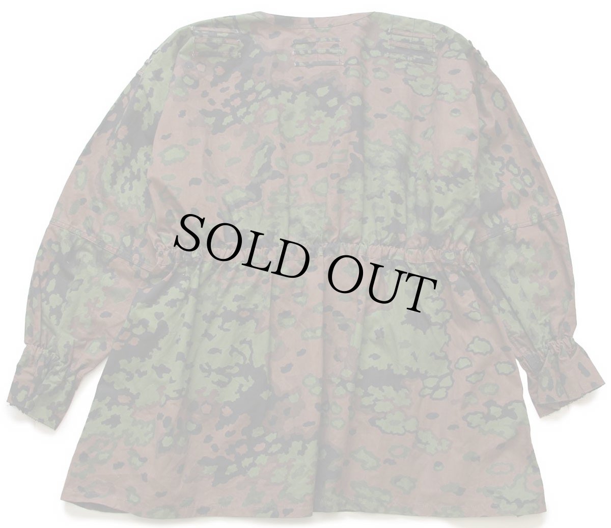 画像2: リプロダクト ナチス ドイツ軍 レースアップ オークリーフカモ リバーシブル スモック (2)