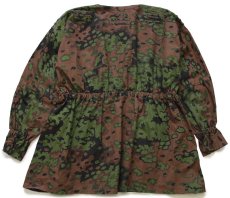 画像2: リプロダクト ナチス ドイツ軍 レースアップ オークリーフカモ リバーシブル スモック★ユーロ (2)