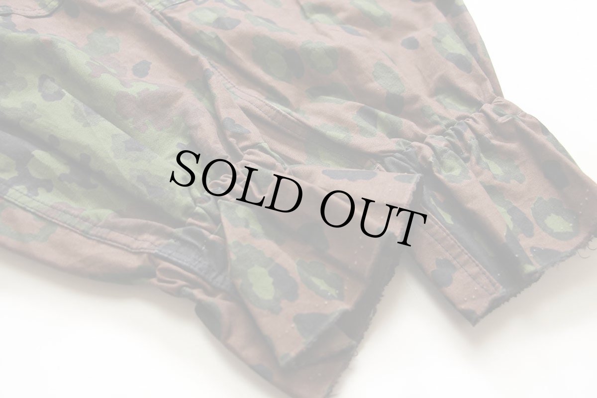 画像5: リプロダクト ナチス ドイツ軍 レースアップ オークリーフカモ リバーシブル スモック (5)