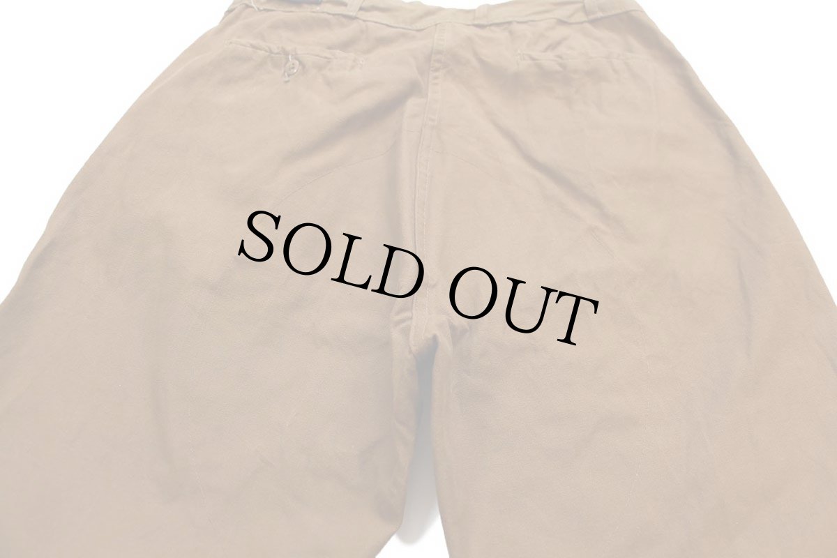 画像5: 60s Bullseye Bill コットン キャンバス ハンティングパンツ 茶 W33 (5)