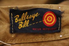 画像6: 60s Bullseye Bill コットン キャンバス ハンティングパンツ 茶 W33 (6)