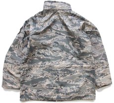 画像2: 00s USA製 米軍 USAF APECS ABU デジタル タイガーカモ GORE-TEX ゴアテックスパーカー リフレクション べルト付き M/R (2)
