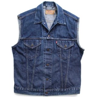 70s Levi'sリーバイス スエード レザーベスト 薄茶 XL