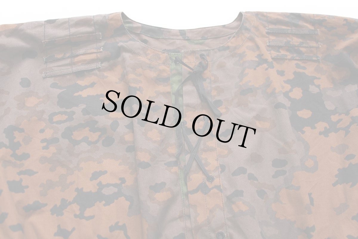 画像8: リプロダクト ナチス ドイツ軍 レースアップ オークリーフカモ リバーシブル スモック (8)