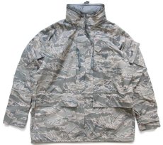 画像1: 00s 米軍 USAF APECS ABU デジタル タイガーカモ GORE-TEX ゴアテックスパーカー L-R★14 (1)