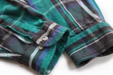 画像6: 90s FIELD&STREAM チェック コットン フランネルシャツ XL-T (6)