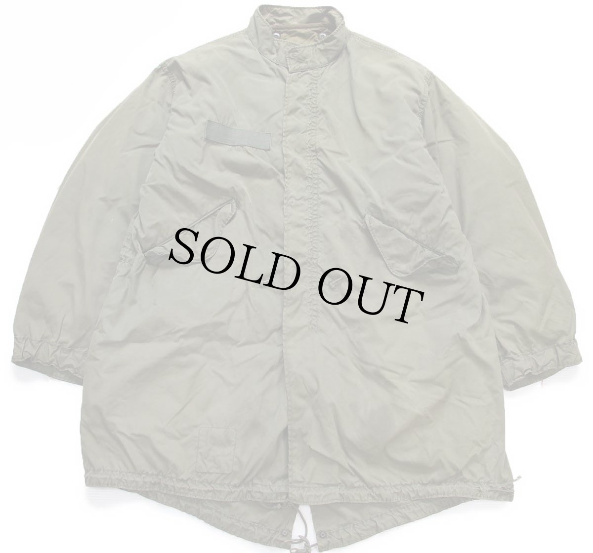 画像1: 70s 米軍 U.S.ARMY M-65 パーカー キルティングライナー付き ボロ オリーブグリーン M-R★モッズコート フィッシュテール (1)