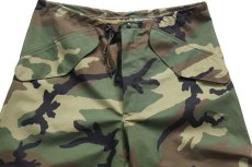 画像4: 00s 米軍 U.S.ARMY ECWCS GEN1 ウッドランドカモ GORE-TEXゴアテックス ナイロン オーバーパンツ M-R (4)