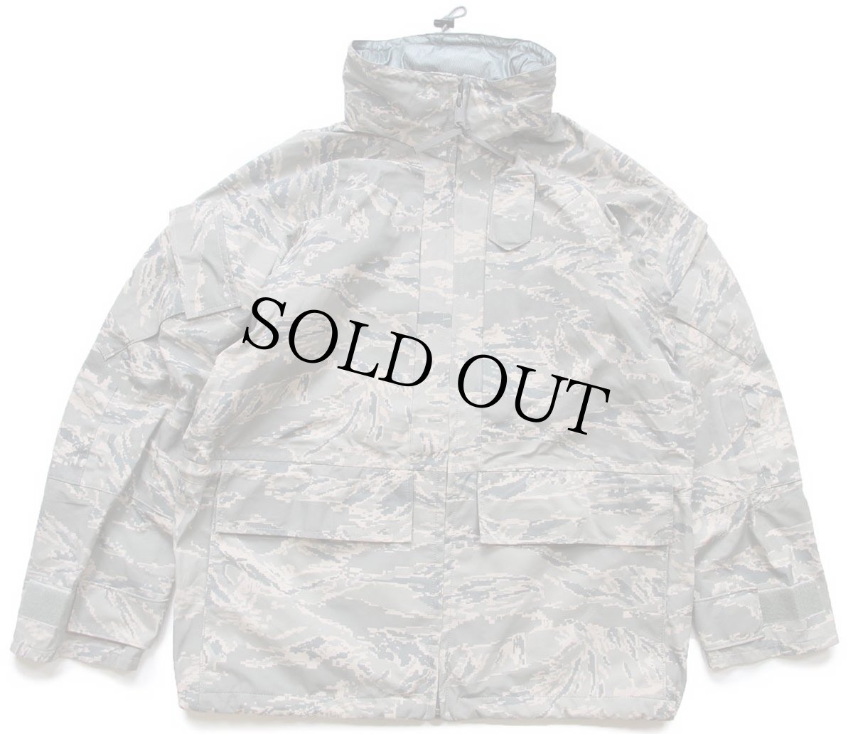 画像1: デッドストック★00s 米軍 USAF APECS ABU デジタル タイガーカモ GORE-TEX ゴアテックスパーカー S-S★11 (1)