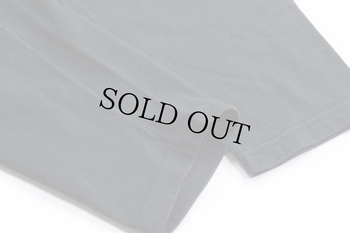 画像6: 90s USA製 RUSSELLラッセル 無地 コットン 長袖Tシャツ 黒 XL (6)