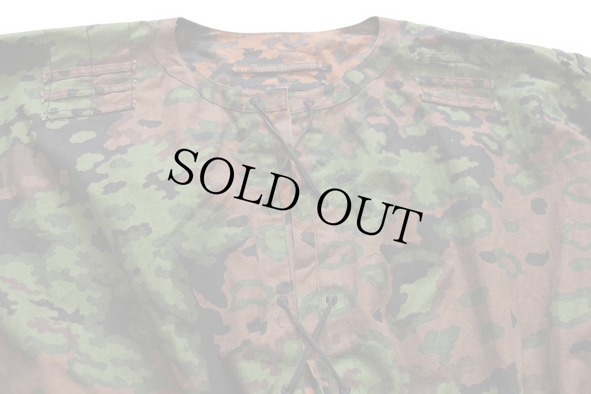 画像3: リプロダクト ナチス ドイツ軍 レースアップ オークリーフカモ リバーシブル スモック (3)