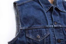 画像6: 00s Levi'sリーバイス 70500 デニム ベスト カスタム XL★ユーロ (6)