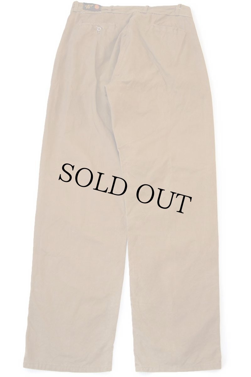 画像3: 60s Bullseye Bill コットン キャンバス ハンティングパンツ 茶 W33 (3)