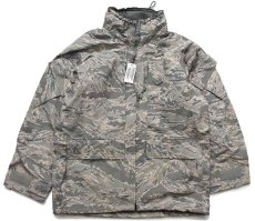 画像1: デッドストック★00s 米軍 USAF APECS ABU デジタル タイガーカモ GORE-TEX ゴアテックスパーカー S-S★10 (1)