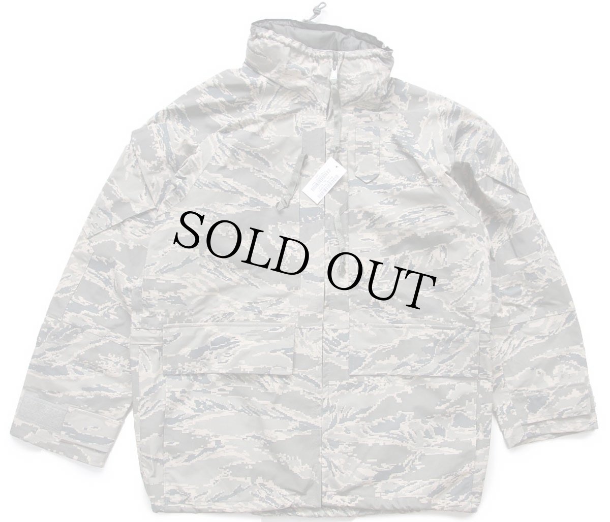 画像1: デッドストック★00s 米軍 USAF APECS ABU デジタル タイガーカモ GORE-TEX ゴアテックスパーカー S-R★03 (1)