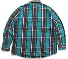 画像2: 90s FIELD&STREAM チェック コットン フランネルシャツ XL-T (2)