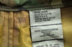 画像6: 00s 米軍 U.S.ARMY ECWCS GEN1 ウッドランドカモ GORE-TEXゴアテックス ナイロン オーバーパンツ M-R (6)