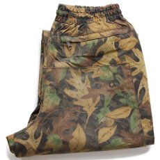 画像1: 90s USA製 Gander Mountain KELLY COUPER TRU-LEAF CAMOUFLAGE リーフカモ ナイロン レインパンツ M-L (1)