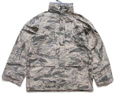画像1: デッドストック★00s 米軍 USAF APECS ABU デジタル タイガーカモ GORE-TEX ゴアテックスパーカー S-R★08 (1)