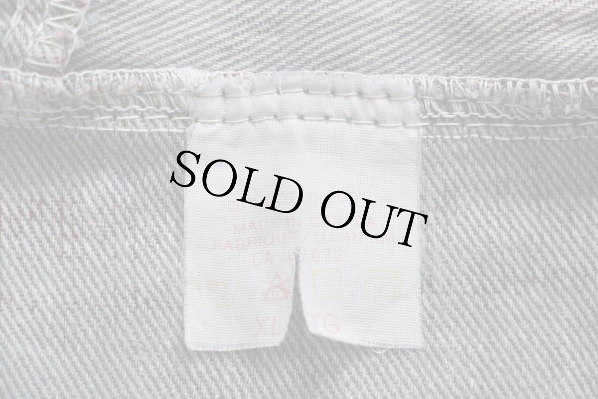 画像4: 90s カナダ製 UNKNOWN ネイティブ柄 パチポケ コットンパーカー XL (4)