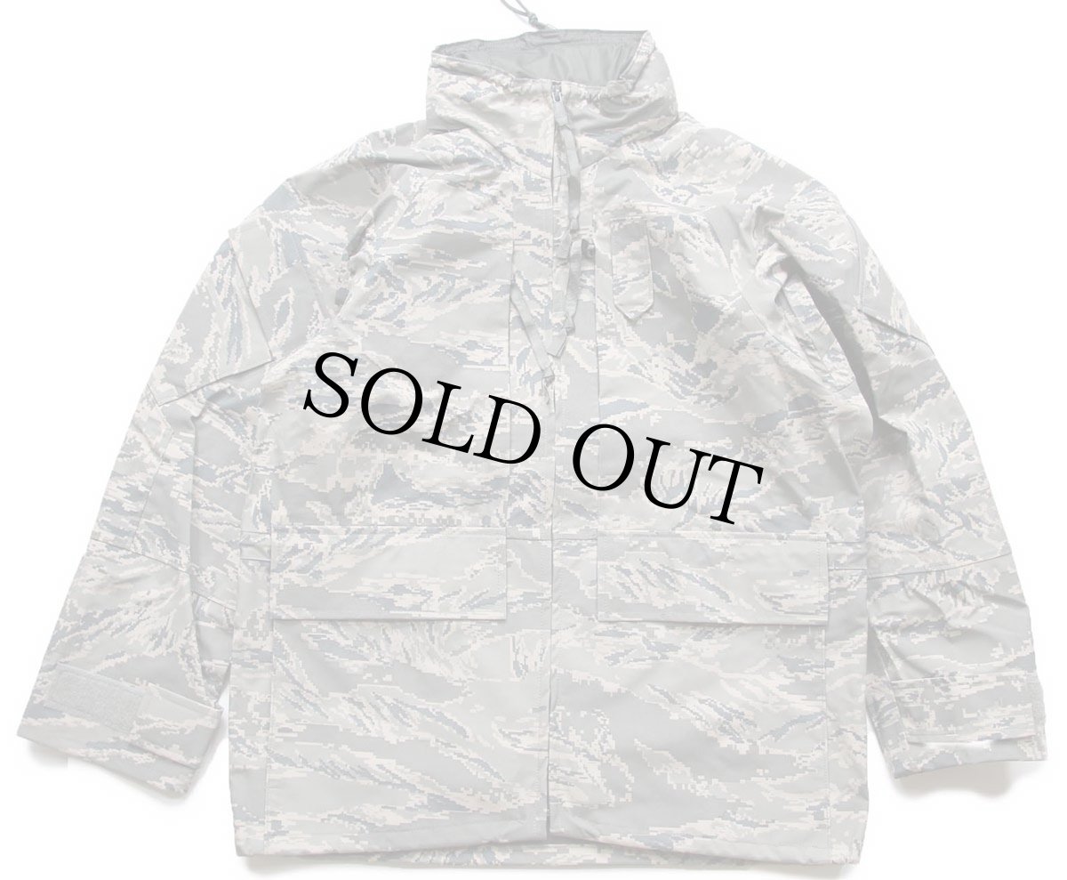 画像1: デッドストック★00s 米軍 USAF APECS ABU デジタル タイガーカモ GORE-TEX ゴアテックスパーカー S-S★09 (1)