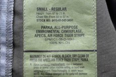 画像4: デッドストック★00s 米軍 USAF APECS ABU デジタル タイガーカモ GORE-TEX ゴアテックスパーカー S-R★08 (4)