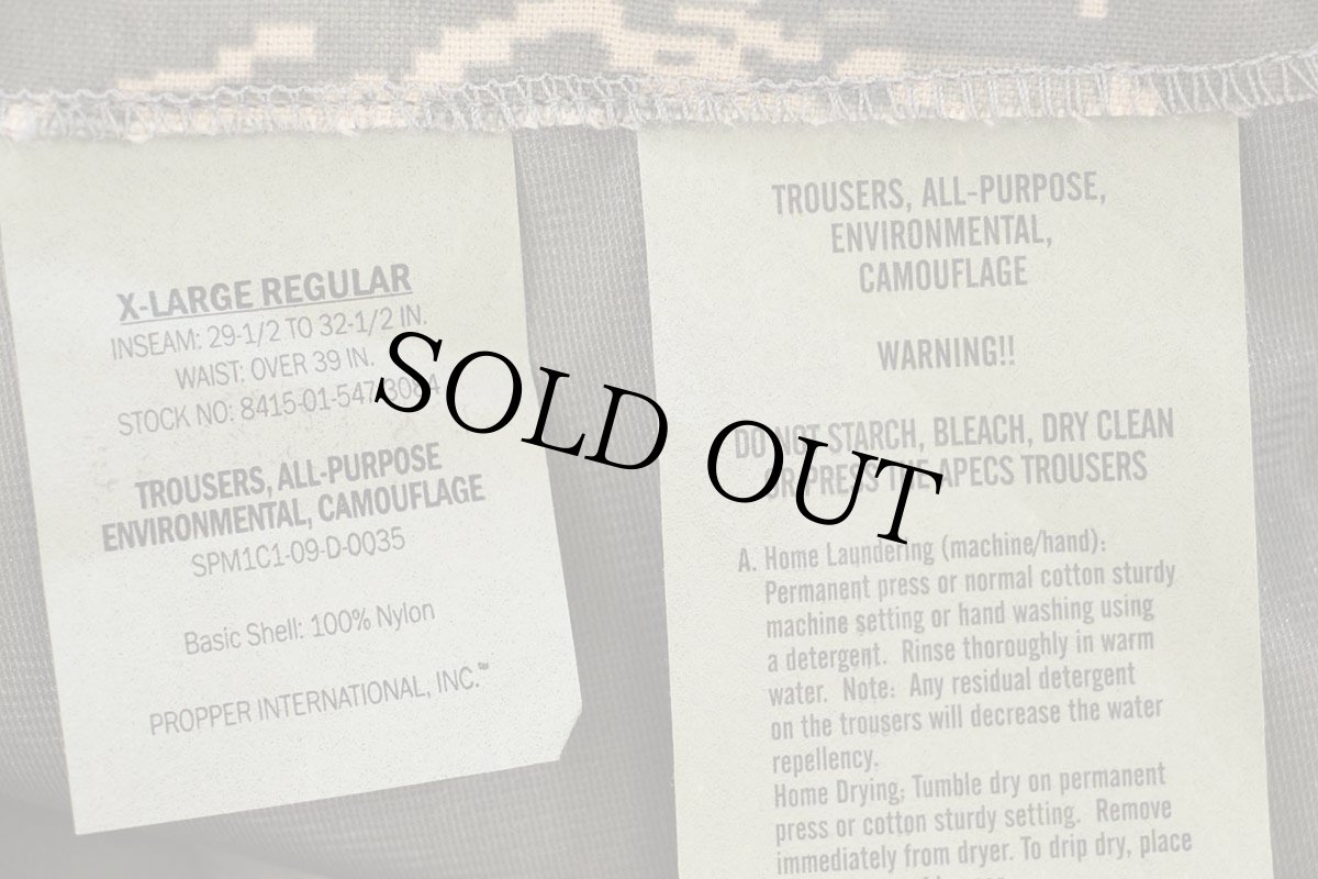 画像6: デッドストック★00s 米軍 USAF APECS ABU デジタル タイガーカモ GORE-TEXゴアテックス ナイロン カーゴ オーバーパンツ XL-R★01 (6)