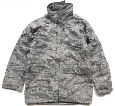 画像1: デッドストック★16 米軍 USAF APECS ABU デジタル タイガーカモ GORE-TEX ゴアテックスパーカー XS-R★12 (1)