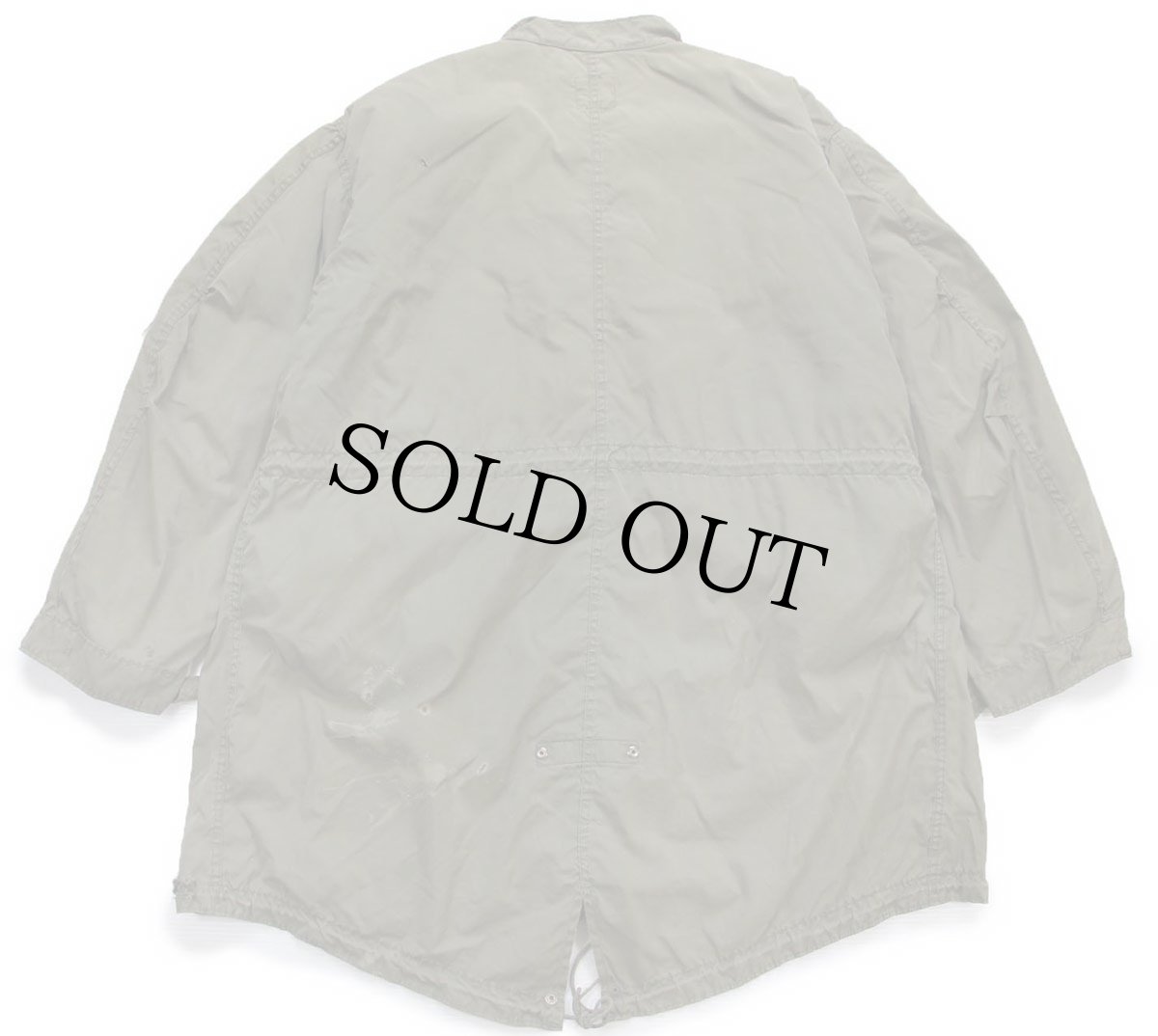 画像2: 70s 米軍 U.S.ARMY M-65 パーカー キルティングライナー付き ボロ オリーブグリーン M-R★モッズコート フィッシュテール (2)