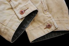 画像6: 90s USA製 L.L.Bean PRIMALOFTプリマロフト 中綿入りライナー付き ダック地 フィールドコート 茶 フェード M★A ジャケット (6)