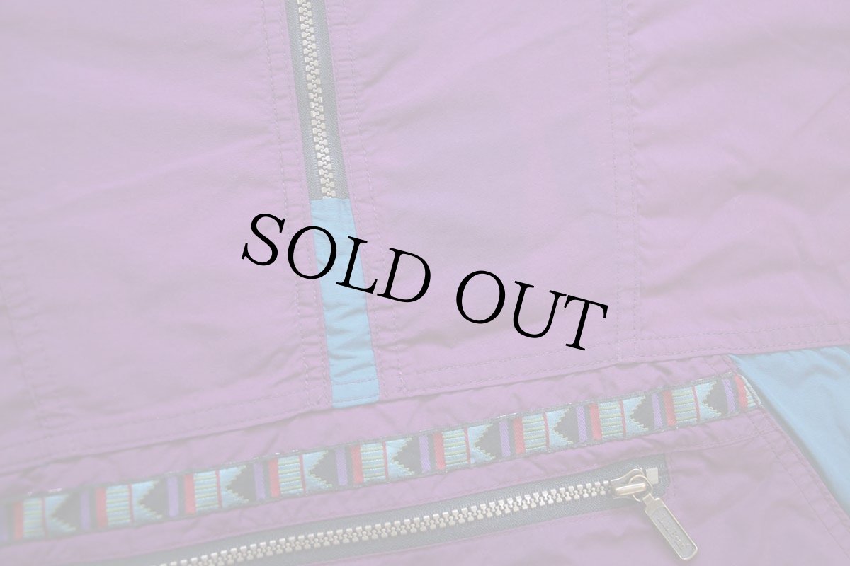 画像5: 90s USA製 L.L.Bean チロリアンテープ マルチカラー Thinsulate 中綿入り ナイロン アノラックパーカー L-L (5)