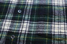 画像5: 70s USA製 PENDLETONペンドルトン タータンチェック ウールシャツ M (5)
