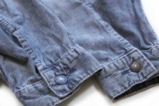 画像6: 90s Levi'sリーバイス 70503 コットン コーデュロイジャケット 4ポケット ボロ 薄紺 フェード M★ユーロ (6)