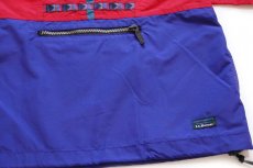 画像5: 90s L.L.Bean チロリアンテープ ツートン ナイロン アノラックパーカー KIDS S (5)