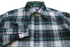 画像3: 70s USA製 PENDLETONペンドルトン タータンチェック ウールシャツ M (3)