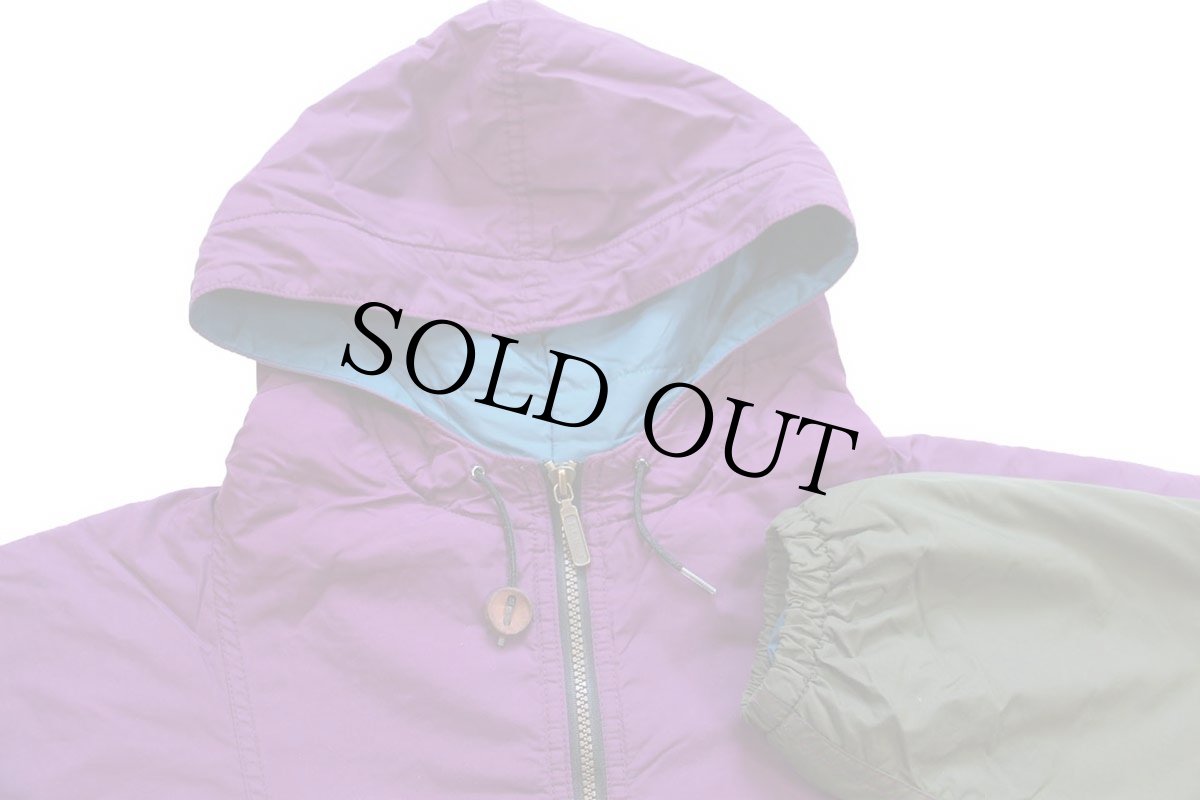 画像3: 90s USA製 L.L.Bean チロリアンテープ マルチカラー Thinsulate 中綿入り ナイロン アノラックパーカー L-L (3)