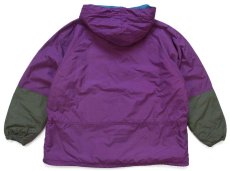 画像2: 90s USA製 L.L.Bean チロリアンテープ マルチカラー Thinsulate 中綿入り ナイロン アノラックパーカー L-L (2)