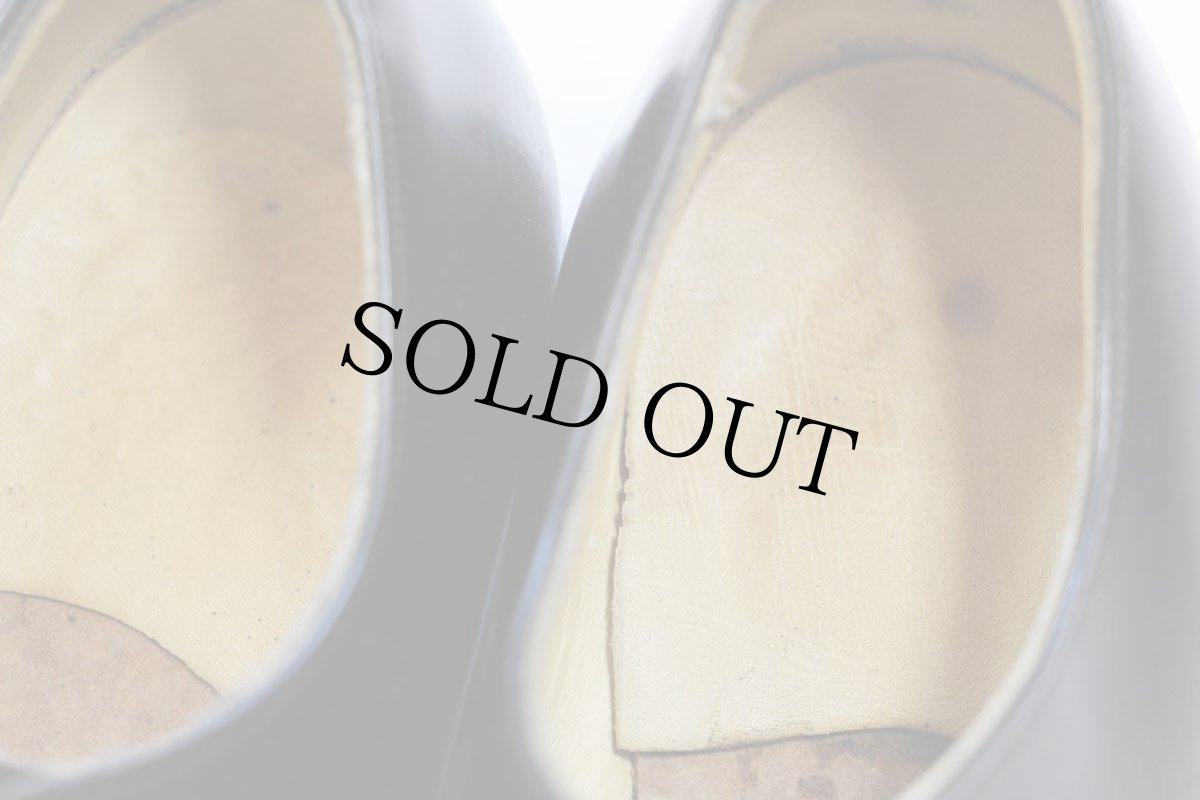 画像6: 80s 米軍 サービスシューズ レザーシューズ 黒 7.5R★革靴 (6)