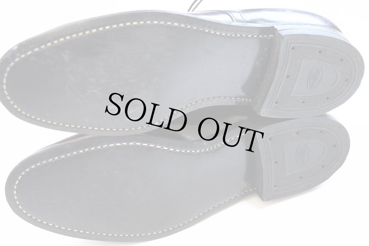 画像4: 80s 米軍 サービスシューズ レザーシューズ 黒 7.5R★革靴 (4)