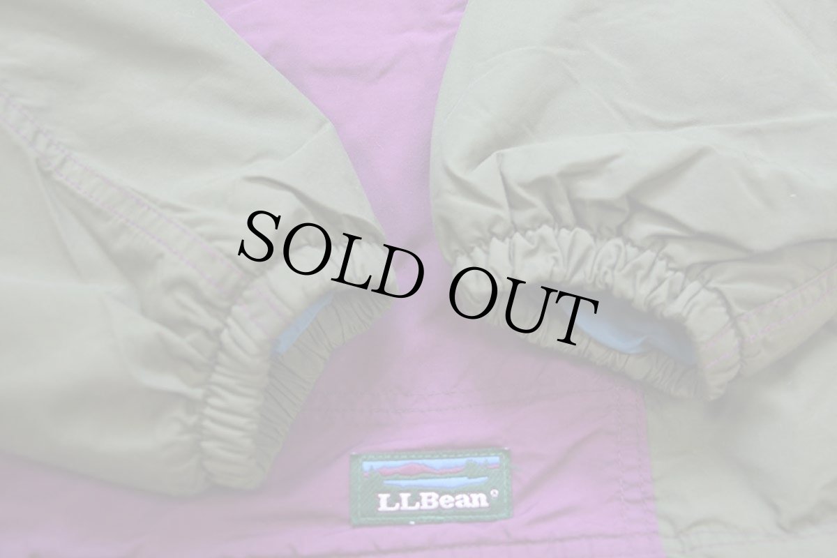 画像6: 90s USA製 L.L.Bean チロリアンテープ マルチカラー Thinsulate 中綿入り ナイロン アノラックパーカー L-L (6)