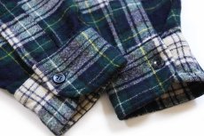 画像6: 70s USA製 PENDLETONペンドルトン タータンチェック ウールシャツ M (6)