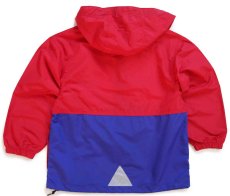 画像2: 90s L.L.Bean チロリアンテープ ツートン ナイロン アノラックパーカー KIDS S (2)