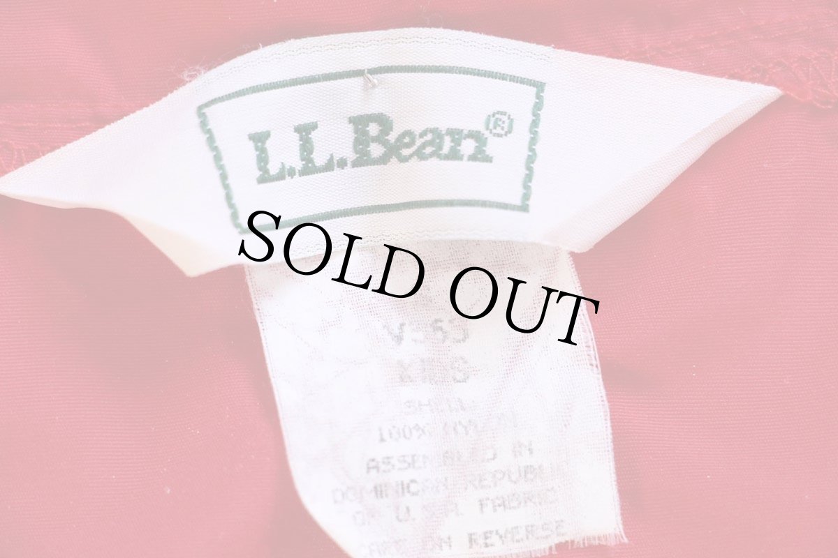 画像4: 90s L.L.Bean チロリアンテープ ツートン ナイロン アノラックパーカー KIDS S (4)